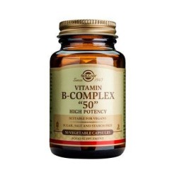 SOLGAR B- 50 Complex Veg.caps 50s | Βιταμίνες Α-Ζ - Αγορά Online
