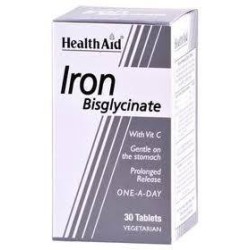 HEALTH AID Balanced Iron Bisglycinate Prolonged Release - 30 Tablets | Υγεία - Αγορά Online