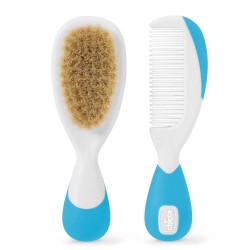 CHICCO Βούρτσα - Χτένα Απο Φυσική Τρίχα Σιέλ | CHICCO | Online Φαρμακείο
