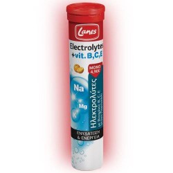 LANES Electrolytes with Vitamins B, C, E 20 effervescent. tablets - Δισκίο | Αθλητικά Συμπληρώματα