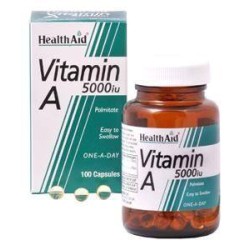 HEALTH AID Vitamin A 5000iu - 100 Capsules | Βιταμίνες Α-Ζ - Αγορά Online