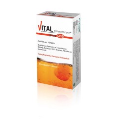 VITAL Q10 Effervescent 30 Effervescent Tablets | Βιταμίνες Α-Ζ - Αγορά Online