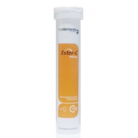 MY ELEMENTS Ester-c 1000mg 20 Effervescent Tablets | Κρυολόγημα - Αγορά Online