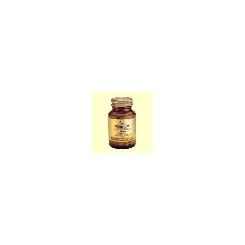 SOLGAR Selenium 200μg Tabs 50s | Μέταλλα - Ιχνοστοιχεία - Αγορά Online