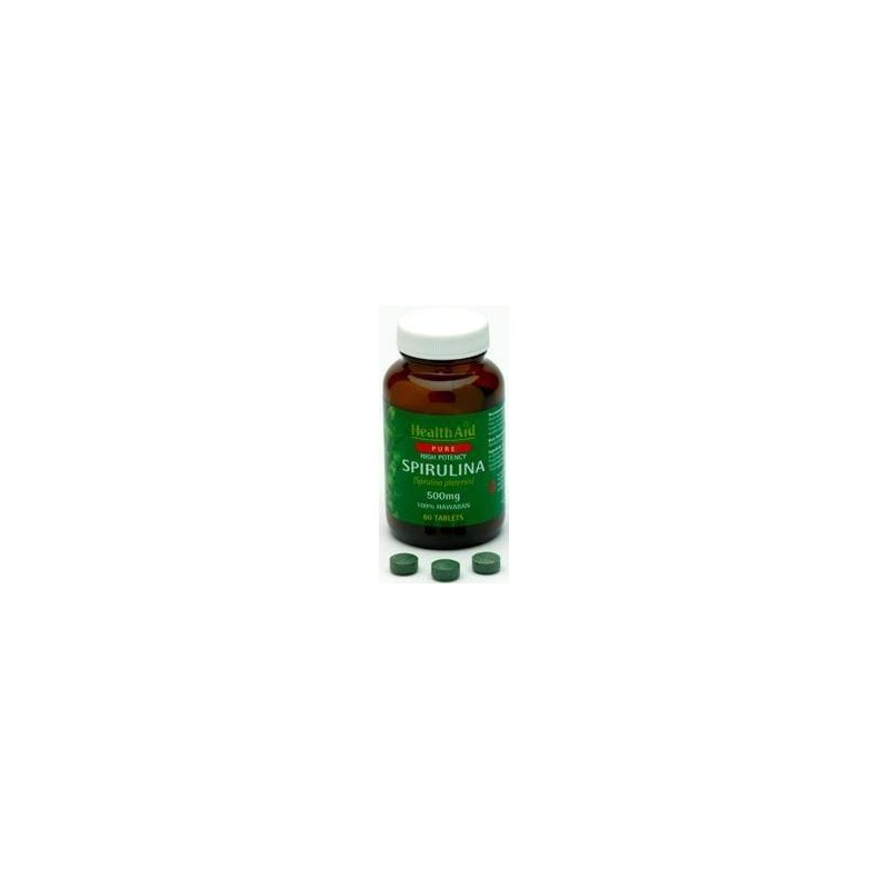 HEALTH AID Spirulina 500mg 60tabs | Superfoods - Υπερτροφές - Αγορά Online
