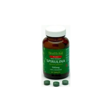 HEALTH AID Spirulina 500mg 60tabs | Superfoods - Υπερτροφές - Αγορά Online