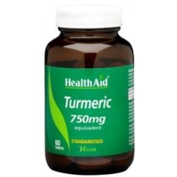 HEALTH AID Turmeric 750mg 60tabs | Πρώτες Βοήθειες - Αγορά Online