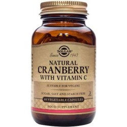 SOLGAR Natural Cranberry with Vitamin C 60caps | Superfoods - Υπερτροφές - Αγορά Online