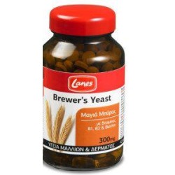 LANES Βrewer's Yeast Μαγιά Μπύρας 300mg 200tabs | LANES | Online Φαρμακείο