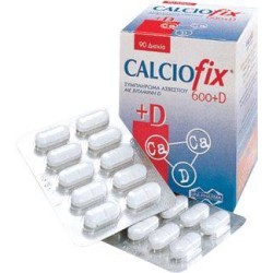 Calciofix 600mg + 200IU D3 90tabs | Υγεία - Αγορά Online
