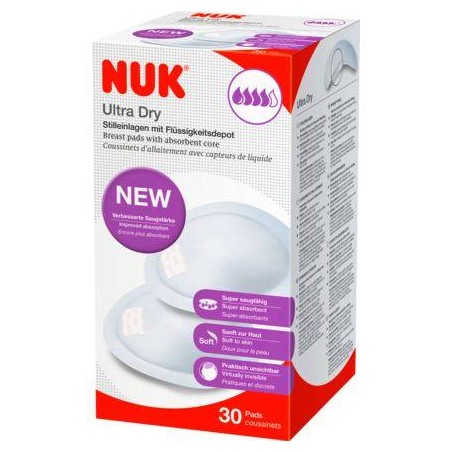 NUK Breast Pads Ultra Dry 30Tmch | NUK | Online Φαρμακείο