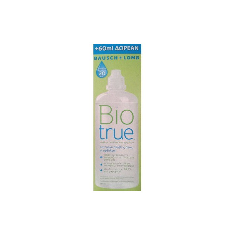 Bausch And Lomb Biotrue Solution Eye 300ml&60ml Gift | Μάτια - Αγορά Online