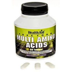 HEALTH AID Free Form Multi Amino Acids - 60 Tablets - Δισκίο | Αθλητικά Συμπληρώματα
