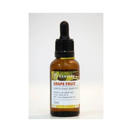 Kanavos Αιθέριο Έλαιο Grape Fruit,30ml
