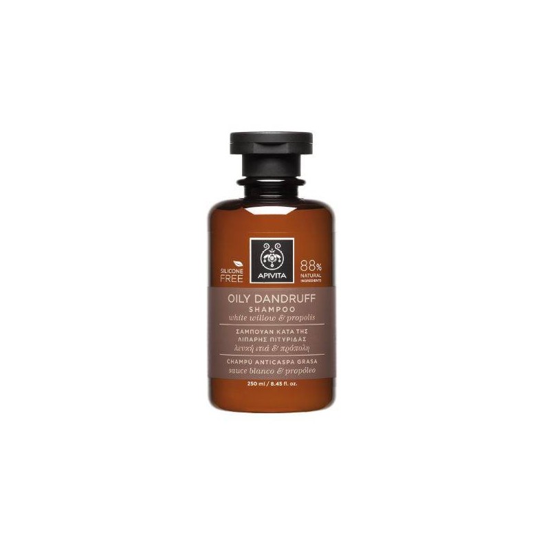 Shampoo against Oily Dandruff with White Yeast & Propolis 250ml