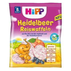 Hipp - Παιδικό Ρυζογκοφρετάκι βατόμουρου 30gr