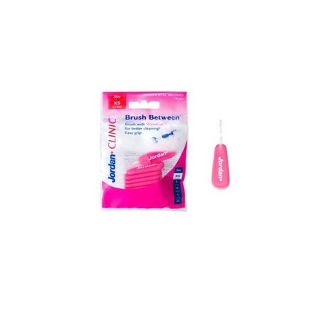 JORDAN - Brush Between Μεσοδόντια Βουρτσάκια X-Small (0,4mm) Ροζ Χρώμα - 10τμχ