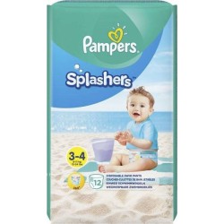 Pampers Splashers Μέγεθος 3-4 6-11kg Πάνες-Μαγιό, 12 τεμάχια