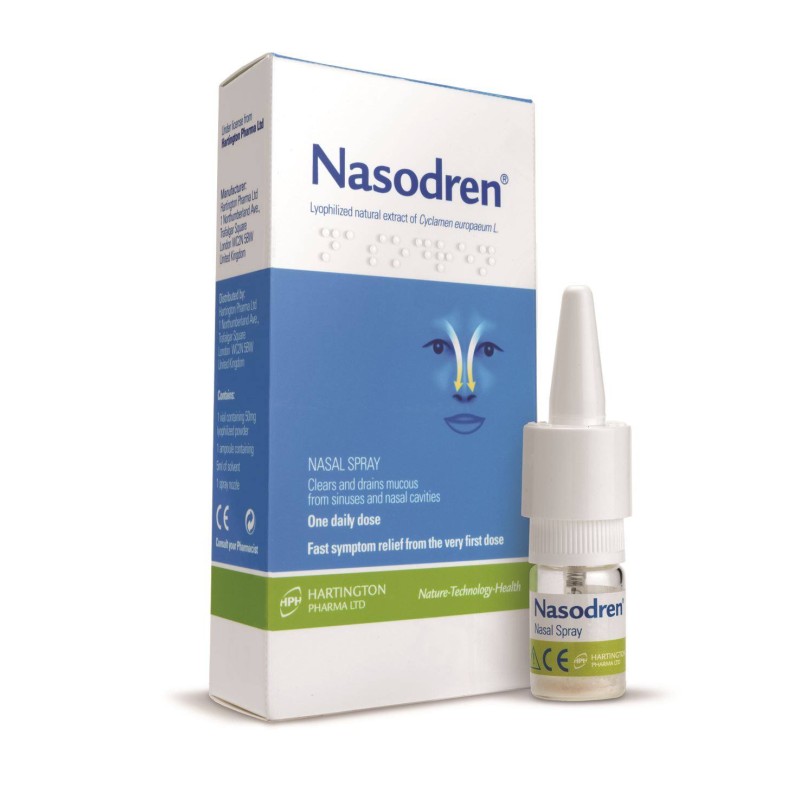 Nasodren Ρινικό Σπρέυ Αποσυμφόρησης & Καθαρισμού 50mg