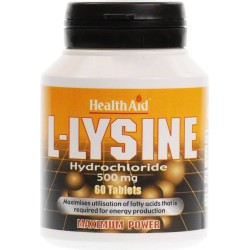 Health Aid – L-Lysine 500mg – 60tabs