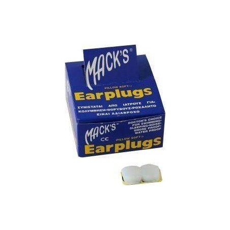 MACK'S EARPLUGS - Ωτοασπίδες Σιλικόνης 2τμχ