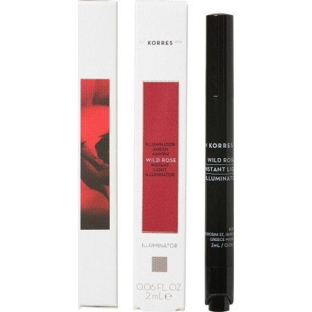 Korres   Άγριο Τριαντάφυλλο Illuminator Concealer Λάμψης σε Υγρή Μορφή 2ml