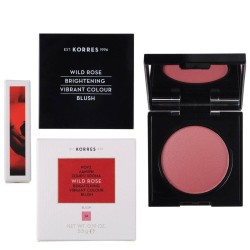 Korres Wild Rose Brightening Blush No.24 Ρουζ Άγριο Τριαντάφυλλο για Λάμψη & Ζωηρό Χρώμα, 5.5g