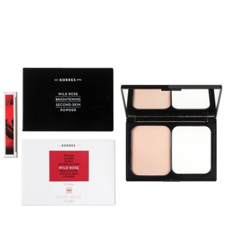 Korres Wild Rose Brightening Powder Πούδρα Άγριο Τριαντάφυλλο WRP2 για Λάμψη & Φυσική Κάλυψη, 10g