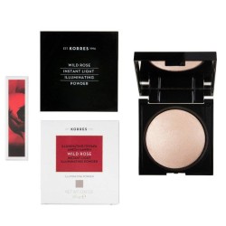 Korres Wild Rose Illuminating Powder για Άμεση Λάμψη σε Όλο το Πρόσωπο, 4.5g