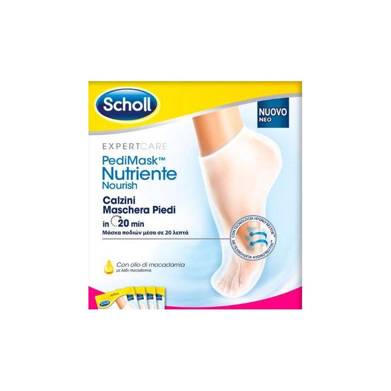 Scholl Ενυδατική Μάσκα Ποδιού με Λάδι Macadamia