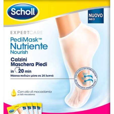 Scholl Ενυδατική Μάσκα Ποδιού με Λάδι Macadamia