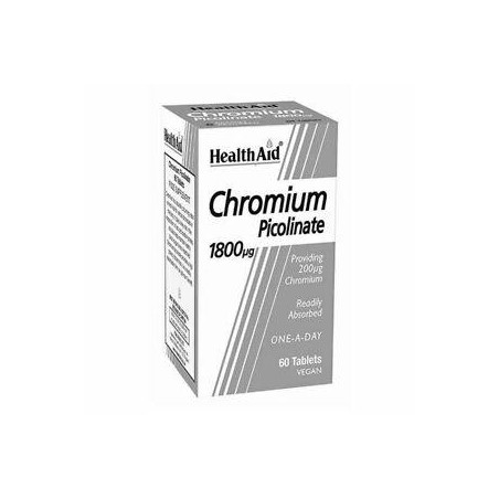 Health Aid CHROMIUM Picolinate 1800 μg, 60 ταμπλέτες