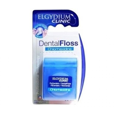 Elgydium Clinic Dental Floss Chlorhexidine Waxed, 50m
