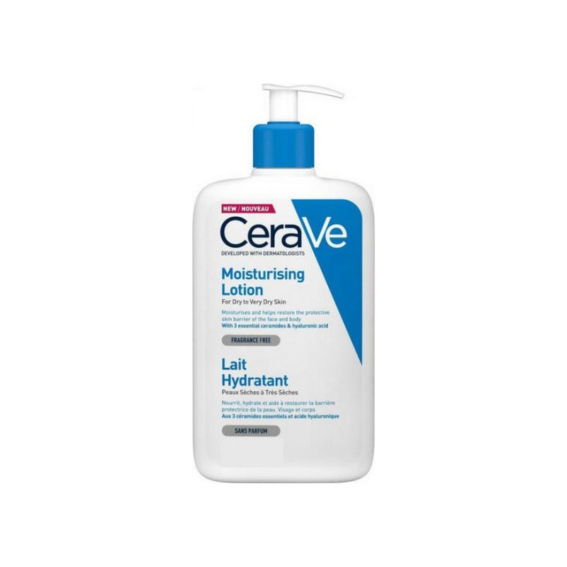CeraVe Ενυδατικό Γαλάκτωμα για Πρόσωπο/Σώμα, Ξηρό/Πολύ Ξηρό Δέρμα 1Lt