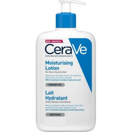 CeraVe Ενυδατικό Γαλάκτωμα για Πρόσωπο/Σώμα, Ξηρό/Πολύ Ξηρό Δέρμα 1Lt