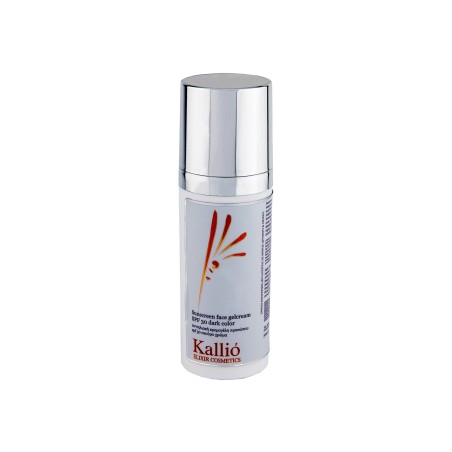 Kallio, Αντιηλιακή κρεμογέλη προσώπου spf 30 σκούρο χρώμα 50ml