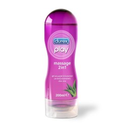 Durex Massage Aloe Gel Λιπαντικό Μασάζ, 200ml