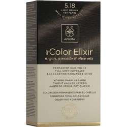 Apivita My Color Elixir Μόνιμη Βαφή Μαλλιών  5.18 Καστανό Ανοιχτό Σαντρέ, 1 τεμάχιο