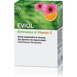 EVIOL Eviol Echinacea Vitamin 60caps | Κρυολόγημα - Αγορά Online