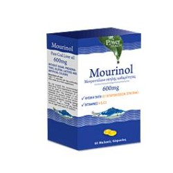 POWER HEALTH Mourinol Μουρουνέλαιο 600mg 60s Caps | Omega΄s - Λιπαρά Οξέα - Αγορά Online