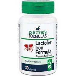 DOCTOR'S FORMULAS Lactofer Iron Formula 30caps | Μέταλλα - Ιχνοστοιχεία - Αγορά Online