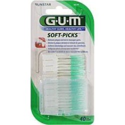 Gum Soft Picks Regular Fluoride 40τμχ (632) - Προϊόν Στοματικής Υγιεινής | Στοματική Υγιεινή