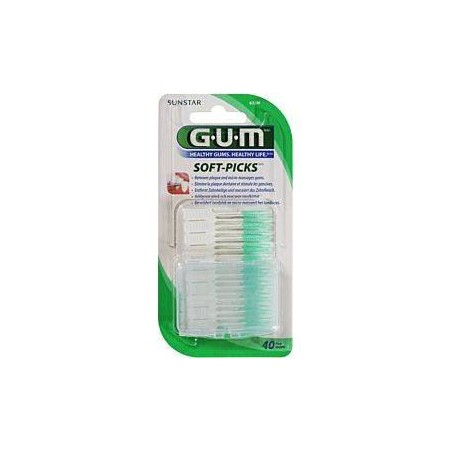 Gum Soft Picks Regular Fluoride 40τμχ (632) - Προϊόν Στοματικής Υγιεινής | Στοματική Υγιεινή