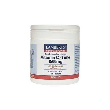 LAMBERTS Vitamin C 1500mg 120tabs | Κρυολόγημα - Αγορά Online