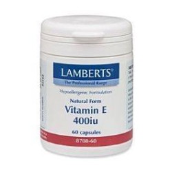 LAMBERTS E-400iu Natural 60caps | Βιταμίνες Α-Ζ - Αγορά Online