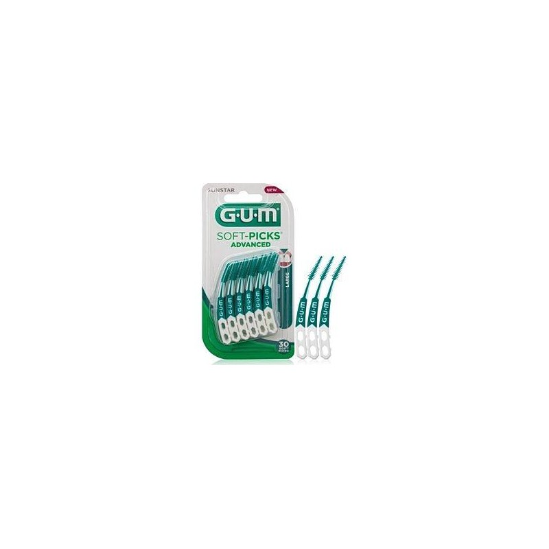 Gum Soft Picks Advanced Large 30Τμχ (651) - Προϊόν Στοματικής Υγιεινής | Στοματική Υγιεινή