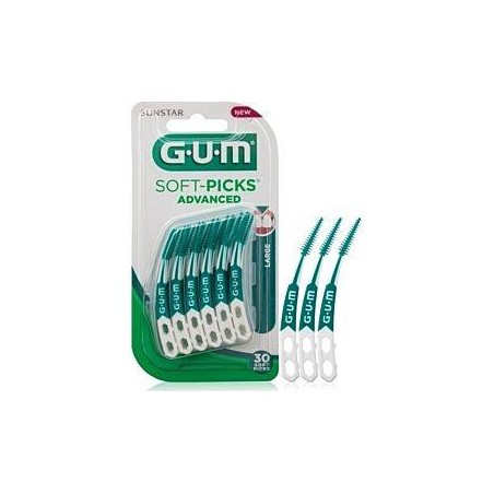Gum Soft Picks Advanced Large 30Τμχ (651) - Προϊόν Στοματικής Υγιεινής | Στοματική Υγιεινή
