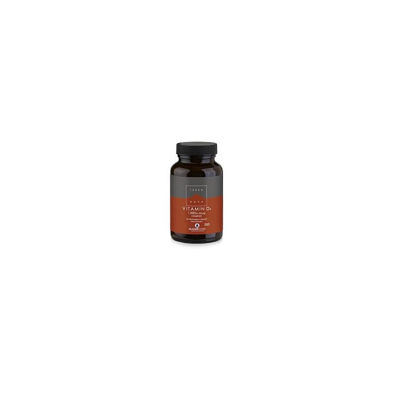 TerraNova Vitamin D3 1000iu Complex 50caps | Κρυολόγημα - Αγορά Online