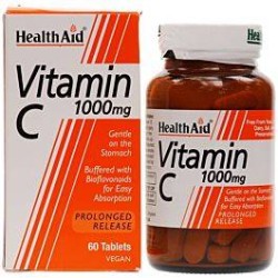 HEALTH AID Vitamin C 1000mg 60 Tablets | Κρυολόγημα - Αγορά Online