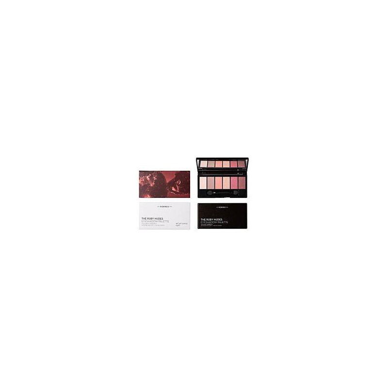 KORRES Volcanic Minerals Eyeshadow Palette The Ruby Nudes 6gr 